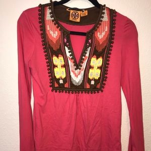 Tory burch long sleeve shirt